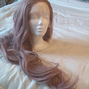 Beautiful Ashy/Mauve/ tonal wig